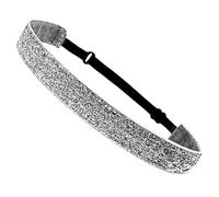 Sparkles Gitters Bandeaux élastiques antidérapants fins et extensibles Accessoires pour cheveux Yogas Sport Head Wrap Gitters Sports