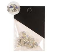 Sparkles Nails Art - Clous d'ongles en métal 3D - Avec strass - Pour décoration d'ongles - Accessoires de nail art