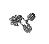 Sparkling Butterfly Pendant En Acier Inoxydable Oreille À Poignard Pin D'oreille Ongles Ongles Nails De Corps Faits À La Main Pour Les Femmes Pin Tendance Des Filles Pour L'usure Quotidienne Et Les