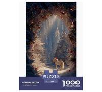 Sparkling Forêt Puzzles 1000 Pièces Jeu De Défi Jouet Adultes Et Enfants Jeu De Puzzle Défi Éducatif Exercice Mental Cadeau Décoration Maison 52x38cm/1000pcs