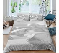 Sparkling gemstones Linge de Lit 3 Pièces 3D Imprimée Hypoallergique Luxury élégant style Ensemble De Literie avec 2 Taies d'oreiller Hypoallergique for Chambre à Coucher Super king（260x220cm）