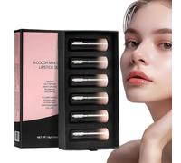 Sparkling Lipstick Kit, Shimmer Gloss Cosmetic, Long Lasting Matte Tint Extra, Beauty Tool with Modern Design, Essential Makeup Supply for Women Girls Mom Daughter Daily Care Party Festival