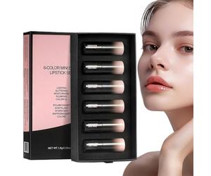Sparkling Lipstick Kit, Shimmer Gloss Cosmetic, Long Lasting Matte Tint Extra, Beauty Tool with Modern Design, Essential Makeup Supply for Women Girls Mom Daughter Daily Care Party Festival