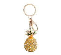 Sparkling Rhinestone Charm | Pineapple Rhinestone Keychain | Key Holder, Bag Pendant, Purse Charm, Car Cell Phone Decor Ornament