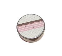 Sparkling Ruban adhésif vintage pour scrapbooking Motif fraise et cacao chaud Avec paillettes Effet sable Pour journal, papier washi japonais