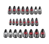 Sparkling Spiders Trame Press Sur Les Clous Pour Halloween Practical Short Amond Forme Faux Nails Facile À Appliquer