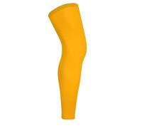 SparklWLeaf Genouillère de sport Sangle de protection du genou for le sport, 1 pièce, respirante, ANTI-UV, cyclisme en plein air, manchon jambe, basket-ball, coussinets soutien(Yellow,XL)