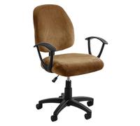 SparklWLeaf Housse de Chaise en Velours Housse de siège Chaise d'ordinateur Universelle en Velours élastique Extensible, Housse Bureau rotative, 2 pièces(Color 12)