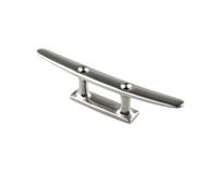 SparklWLeaf Taquets Plats Bas en Acier Inoxydable à 2 Trous for Pont de Bateau, Accessoires de Yacht, 10, 12, 15, 20, 25 cm pour Bateaux(4 inch)