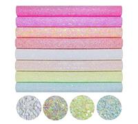 Sparkly Craft Sequins, ensemble de feuilles de perles à paillettes, embellishment de taille A4 avec brillance vive, matériau brodé scintillant, ornement décoratif avec accessoire de costume de style