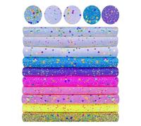 Sparkly Craft Sequins, Glitter Beading Sheet Set, A4 Size Embellishment with Vibrant Shine, Shimmering Embroidery Material Decorative Ornament with Style Costume Accessory for Fabric Scrapbook