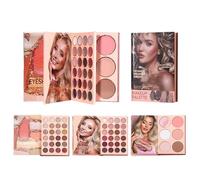 Sparkly Eye Palette, Shimmer Makeup Colors, Multi Shade Eyeshadow Set with Radiant Finish, Pressed Powder Formula, Cosmetic Palette with Long Wear, Beauty Tool for Women Festival Party