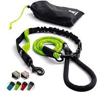 SparklyPets - Laisse Élastique Anti Traction pour Chien de Petite, Moyenne et Grande Taille - Solide, Antidérapante, Bandes Réfléchissantes - Accessoire Chien pour Promenade, Balade, Dressage