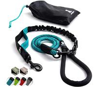 SparklyPets - Laisse Élastique Anti Traction pour Chien de Petite, Moyenne et Grande Taille - Solide, Antidérapante, Bandes Réfléchissantes - Accessoire Chien pour Promenade, Balade, Dressage