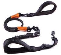 SparklyPets - Laisse Élastique Anti Traction pour Chien de Petite, Moyenne et Grande Taille - Solide, Antidérapante, Bandes Réfléchissantes - Accessoire Chien pour Promenade, Balade, Dressage