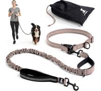 SparklyPets - Laisse Mains Libre pour Chien de Moyenne à Grande Taille - Anti-Traction, Coutures Réfléchissantes - Accessoire Chien pour Jogging, Marche à Pied, Randonnée, Carnicross