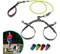 SparklyPets - Laisse pour 1 Chien Élastique Multifonction - Laisse Mains Libres Bandoulière avec Extension Amovible - Accessoire Chien Moyenne et Grande Taille - Idéal Promenade, Balade, Jogging