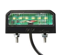 SPARKMOTO 1 x Éclairage de Plaque D'immatriculation LED Remorque Voiture,12V 24V Feux Éclairage de Plaque Immatriculation pour Remorque, IP67 Imperméable,Lumière Blanche Froide 6800K, Norme Emark