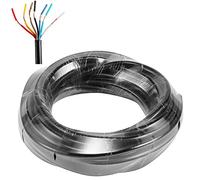 SPARKMOTO Câble 7 Conducteurs 10 m pour remorques Camping-Car,Câble 7 Fils électrique de Remorque pour Le câblage des Feux arrière remorque,Norme ISO 6722-1,Câble de véhicule Rond Câble pour remorque