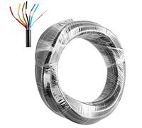 SPARKMOTO Câble 7 Conducteurs 5 m pour remorques Camping-Car,Câble 7 Fils électrique de Remorque pour Le câblage des Feux arrière remorque,Norme ISO 6722-1,Câble de véhicule Rond Câble pour remorque