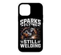 Sparks Flying Still Soudeur Métallique Homme Coque pour iPhone 12 Mini