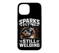 Sparks Flying Still Soudeur Métallique Homme Coque pour iPhone 15
