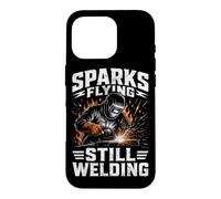 Sparks Flying Still Soudeur Métallique Homme Coque pour iPhone 16 Pro