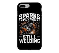 Sparks Flying Still Soudeur Métallique Homme Coque pour iPhone 7 Plus/8 Plus
