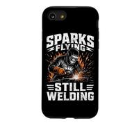 Sparks Flying Still Soudeur Métallique Homme Coque pour iPhone SE (2020) / 7/8