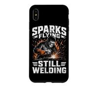 Sparks Flying Still Soudeur Métallique Homme Coque pour iPhone XS Max