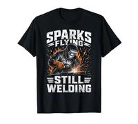 Sparks Flying Still Soudeur Métallique Homme T-Shirt