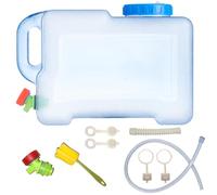 Sparkstarses 18L bidon Eau avec Robinet, jerrican Alimentaire de Camping, réservoir d'eau en Plastique pour Cuisine, Camping-Car, Van, Camion, Camping, école, hôpital, extérieur