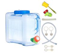 Sparkstarses 5-22L bidon Eau avec Robinet, jerrican Alimentaire de Camping, réservoir d'eau en Plastique pour Cuisine, Camping-Car, Van, Camion, Camping, école, hôpital, extérieur (5L)