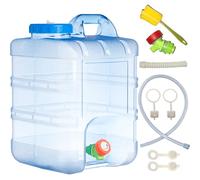 Sparkstarses 5-22L bidon Eau avec Robinet, jerrican Alimentaire de Camping, réservoir d'eau en Plastique pour Cuisine, Camping-Car, Van, Camion, Camping, école, hôpital, extérieur (20L)