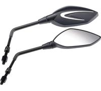 SPARMART paire de rétroviseurs SPECCHI 295036 M8 noir 8mm