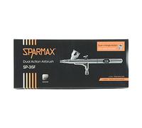 SPARMAX SP35 F Aérographe par gravité Double Action, Silver, 0,35 mm