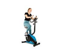 SPARRAW Vélo d'appartement CAMPO Roue d'inertie 3kg - 8 niveaux de résistance, Capteurs Pouls, Ecran d'entraînement, Réglable