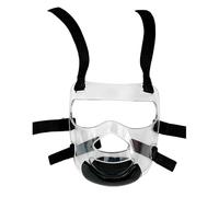 Sparring Headgear - Clear Face Guard Protective Fighting Cover | Lightweight Resistant Shield Adjustable Secure for Practitioners, Students, Beginners Or Tournament Competition