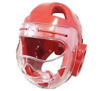 Sparring Headgear Résine Kickboxing Face Cover Casque Protège-tête pour Une Utilisation Confortable de Longue durée Couvre-Chef de Taekwondo réglable avec Coque en résine