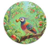 Sparrow coloré Puzzle 1000 Pieces Cadeau Unique Animaux Jeu Éduchatif Challenge Toy À De Qualité Supérieure Peinture Art pour Adultes Et Enfants 1000pcs (67.5x67.5cm)