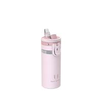 Sparrow Gourde Enfant Isotherme - 500ml - TouchFlow Bouteille Isothermes Avec Paille - Sans BPA - Étanche Gourdes INOX pour Sport, Bureau, École ou Randonnée