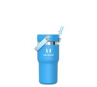Sparrow Gourde Enfant Isotherme - Twistpath Bouteille Avec Paille Flex - 620ml - Bouteille d'eau Sans BPA & Anti-Fuite - Gourdes Inox Convient À La Plupart Des Porte-Gobelets