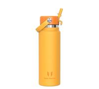 Sparrow Gourde Isotherme - 1L - Bouche Large Bouteille Isotherme Avec Paille - Sans BPA Étanche - SwivelSip Gourdes INOX - pour Sport, Bureau, École ou Voyage