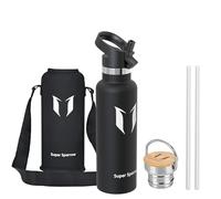 Super Sparrow Gourde Isotherme - Bouteille Isotherme - 620ml - Gourdes Inox Bouche Standard - Gourde Enfant sans BPA, pour Sport, Gym, Voyage