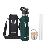 Super Sparrow Gourde Isotherme - Bouteille Isotherme - 620ml - Gourdes Inox Bouche Standard - Gourde Enfant sans BPA, pour Sport, Gym, Voyage
