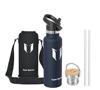 Super Sparrow Gourde Isotherme - Bouteille Isotherme - 620ml - Gourdes Inox Bouche Standard - Gourde Enfant sans BPA, pour Sport, Gym, Voyage