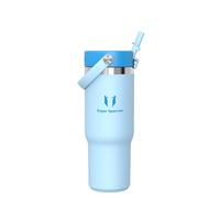 Sparrow Gourde Isotherme - Twistpath Bouteille Avec Paille Flex - 900ml - Bouteille d'eau Sans BPA & Anti-Fuite - Gourdes Inox Convient À La Plupart Des Porte-Gobelets