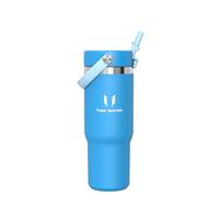 Sparrow Gourde Isotherme - Twistpath Bouteille Avec Paille Flex - 900ml - Bouteille d'eau Sans BPA & Anti-Fuite - Gourdes Inox Convient À La Plupart Des Porte-Gobelets