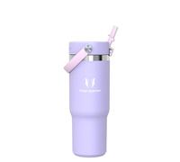 Sparrow Gourde Isotherme - Twistpath Bouteille Avec Paille Flex - 900ml - Bouteille d'eau Sans BPA & Anti-Fuite - Gourdes Inox Convient À La Plupart Des Porte-Gobelets