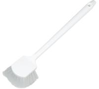Sparta 4050000 Nylon Utility Scrub Brush, Cleaning Brush, Utility Brush with Hanging Hole for Kitchen, Restaurant, Home, 20 inches, White